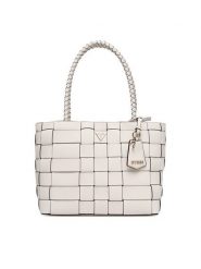 Guess Torebka Maylee HWWG96 61220 Biały. Białe torebki klasyczne Guess, z aplikacjami, ze skóry, bez dodatków. Za 499.99 zł.