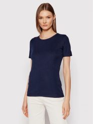 United Colors Of Benetton T-Shirt 3GA2E16A0 Granatowy Regular Fit. Niebieskie t-shirty United Colors Of Benetton, xs, bez wzorów, z bawełny, bez kołnierzyka, bez ramiączek. Za 79.99 zł.