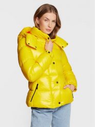Add Kurtka puchowa 6AW771 Żółty Regular Fit. Żółte kurtki Add, na zimę, bez wzorów, z puchu, bez kaptura. Za 1,119.00 zł.