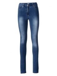 Heine Dżinsy - Skinny fit - w kolorze niebieskim rozmiar: W24. Niebieskie jeansy Heine, bez wzorów, klasyczne. Za 57.20 zł.