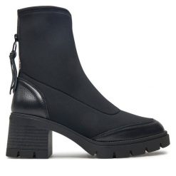 Botki Hispanitas. Szare botki Hispanitas, bez wzorów, bez obcasa, na słupku, bez zapięcia. Za 599.99 zł.