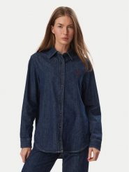 Tommy Hilfiger Koszula jeansowa WW0WW52176 Granatowy Relaxed Fit. Niebieskie koszule Tommy Hilfiger, xxs, bez wzorów, z bawełny, bez kołnierzyka, bez ramiączek. Za 489.99 zł.