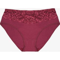 Bordowe Majtki Figi z Koronką Eraj. Czerwone figi Born2be, bez wzorów, z koronki. W wyprzedaży za 14.99 zł.
