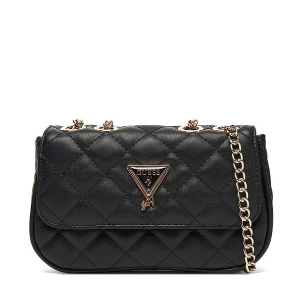 Torebka Guess. Czarne torebki klasyczne Guess, z aplikacjami, klasyczne, bez dodatków. Za 189.99 zł.