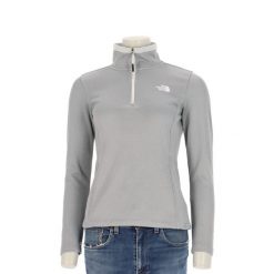 Second life - Bluza polarowa damska The North Face szara - Stan bardzo dobry. Szare bluzy bez kaptura The North Face, l, bez wzorów, z materiału, bez kaptura, trekkingowe. Za 127.76 zł.