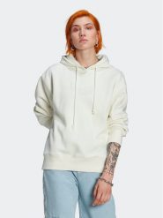 Adidas Bluza Trefoil Graphic Embroidery HM1636 Beżowy Loose Fit. Białe bluzy adidas, bez wzorów, z bawełny, bez kaptura. Za 359.00 zł.