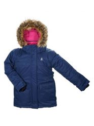 Kamik Parka "Katy" w kolorze granatowym rozmiar: 122. Niebieskie płaszcze Kamik, m, bez wzorów, bez kaptura. Za 215.71 zł.