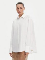 Herskind Koszula 5598202 Biały Regular Fit. Białe koszule Herskind, s, bez wzorów, z bawełny, bez kołnierzyka, bez ramiączek. Za 549.99 zł.