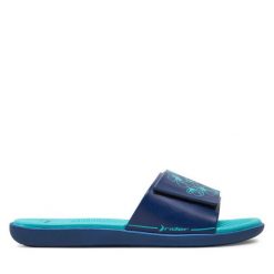 Klapki Rider. Niebieskie klapki Rider, bez wzorów, sportowe, bez obcasa, bez zapięcia. Za 149.99 zł.