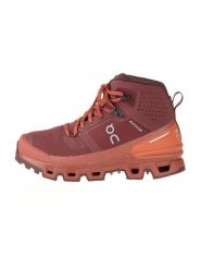 ON RUNNING Botki "Cloudrock 2" w kolorze bordowo-pomarańczowym rozmiar: 37,5. Czerwone botki On Running, bez wzorów, z materiału, bez obcasa, bez zapięcia. Za 543.90 zł.