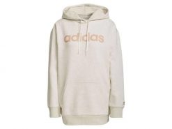 Bluza damska ADIDAS W LIN OV FL HD XS. Brązowe bluzy adidas, xs, bez wzorów, z bawełny, bez kaptura, na fitness i siłownię. Za 229.00 zł.