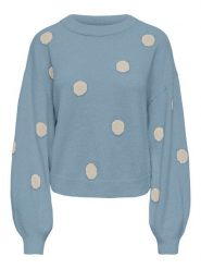 ONLY Sweter w kolorze błękitnym rozmiar: M. Niebieskie swetry ONLY, m, bez wzorów, bez ramiączek. Za 100.45 zł.