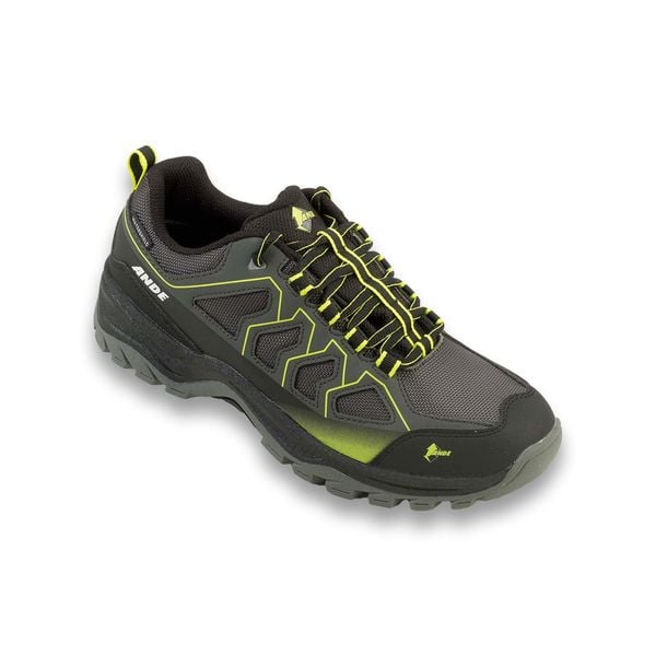 Buty Outdoor Ande Cobra Low Wp Dorośli. Szare buty trekkingowe Ande, z nylonu, bez zapięcia. Za 292.99 zł.