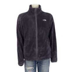 Second life - Kurtka polarowa dla kobiet w kolorze TNF Purple - Jak nowy. Fioletowe kurtki The North Face, bez wzorów, z polaru, sportowe, bez kaptura. Za 211.46 zł.