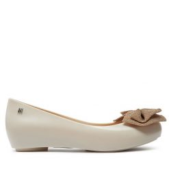 Baleriny Melissa. Brązowe baleriny Melissa, bez wzorów, bez obcasa, bez zapięcia. Za 229.99 zł.