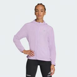 Kurtka Run It. Czerwone kurtki do biegania adidas, m, bez wzorów, z materiału, do biegania. Za 270.50 zł.