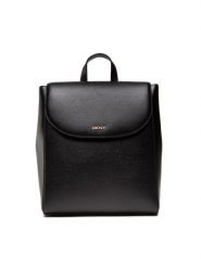 DKNY Plecak Bryant Flap Backpack R21K3R76 Czarny. Czarne plecaki DKNY, bez wzorów, ze skóry, bez dodatków. Za 549.99 zł.