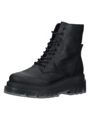 Steve Madden Skórzane botki w kolorze czarnym rozmiar: 37. Czarne botki Steve Madden, bez wzorów, bez obcasa, bez zapięcia. Za 336.96 zł.