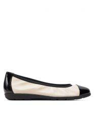 Caprice Baleriny 9-22152-42 Beżowy. Brązowe baleriny Caprice, bez wzorów, ze skóry, bez obcasa, bez zapięcia. Za 155.99 zł.