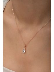 Heliophilia Srebrny naszyjnik z zawieszką rozmiar: onesize. Szare naszyjniki Heliophilia, z materiału, z cyrkonią, srebrne. Za 56.99 zł.