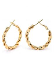 MOODE Kolczyki-kreole "Esmeralda" rozmiar: onesize. Żółte kolczyki MOODE, ze stali. Za 101.94 zł.