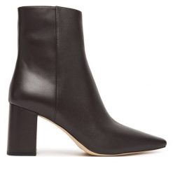 Botki MICHAEL Michael Kors. Brązowe botki MICHAEL Michael Kors, bez wzorów, bez obcasa, na słupku, bez zapięcia. Za 899.99 zł.