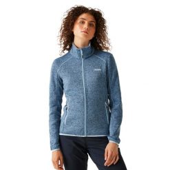 Bluza Polarowa Damska Melanżowy Pełen Suwak Newhill. Białe bluzy z kapturem Regatta, na zimę, m, bez wzorów, z dzianiny, bez kaptura, trekkingowe. Za 71.99 zł.
