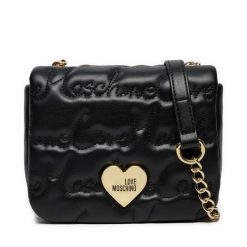 Torebka LOVE MOSCHINO. Czarne kopertówki Love Moschino, bez wzorów, bez dodatków. Za 669.99 zł.