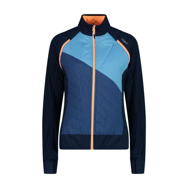 Kurtka trekkingowa damska CMP 30A2276. Niebieskie kurtki przejściowe sportowe CMP, m, bez wzorów, z softshellu, bez kaptura, trekkingowe. W wyprzedaży za 398.99 zł.