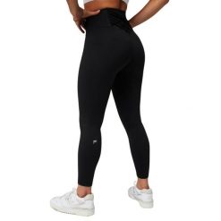 Legginsy 7/8 z wysokim stanem damskie Fabletics Boost. Czarne legginsy FABLETICS, bez wzorów, z elastanu, eleganckie. Za 300.00 zł.