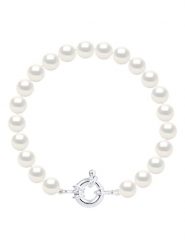 Mitzuko Bransoletka perłowa w kolorze białym rozmiar: onesize. Białe bransoletki Mitzuko, z perłą, srebrne. Za 366.35 zł.