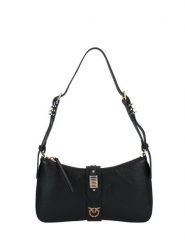 PINKO Torebka Arthemis Shoulder Mini AI 24-25 PLTT 103512 A29V Czarny. Czarne nerki i saszetki Pinko, bez wzorów, ze skóry, bez dodatków. Za 1,379.00 zł.