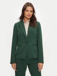 YAS Marynarka Bella 26033692 Zielony Regular Fit. Zielone marynarki i żakiety YAS, m, bez wzorów, z syntetyku, bez ramiączek. Za 259.99 zł.
