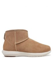 EMU Australia Śniegowce Stinger Micro W13093 Beżowy. Brązowe śniegowce Emu Australia, bez wzorów, ze skóry, bez zapięcia. Za 459.99 zł.