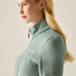 Polar damski rozsuwany Newhill. Zielone bluzy z polaru Regatta, bez wzorów, z polaru. Za 169.99 zł.