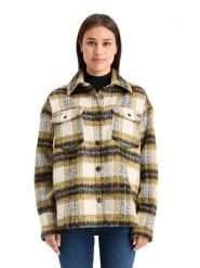 Scotch & Soda Kurtka koszulowa w kolorze beżowo-czarnym rozmiar: XS. Brązowe kurtki Scotch & Soda, xs, bez wzorów, z wełny, bez kaptura. Za 439.24 zł.