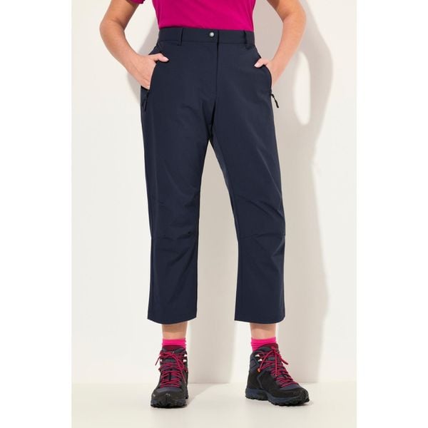 Damskie Spodnie funkcyjne 7/8 szybkoschnące wygodny pas. Niebieskie spodnie dresowe Ulla Popken, bez wzorów, z elastanu, długie. Za 294.99 zł.