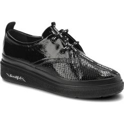 Czarne Półbuty Ravini Wygodne Buty Damskie. Czarne buty treningowe Ravini, bez wzorów, ze skóry, bez zapięcia. Za 279.00 zł.