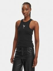 HUGO Top Dimartini B 50560792 Czarny Slim Fit. Czarne topy Hugo, xl, bez wzorów, z bawełny, bez kołnierzyka, bez ramiączek. Za 199.99 zł.