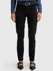 BIG STAR Dżinsy - Slim fit - w kolorze czarnym rozmiar: W32/L32. Czarne jeansy BIG STAR, l, z aplikacjami, klasyczne, z podwyższonym stanem. Za 114.17 zł.