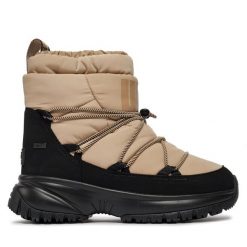 Śniegowce Ugg. Brązowe śniegowce UGG, bez wzorów, bez zapięcia. Za 849.99 zł.