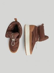 Pepe Jeans FOOTWEAR Botki zimowe "Kore Snow" w kolorze brązowym rozmiar: 36. Brązowe botki Pepe Jeans FOOTWEAR, bez wzorów, z jeansu, bez obcasa, na platformie, bez zapięcia. Za 207.34 zł.
