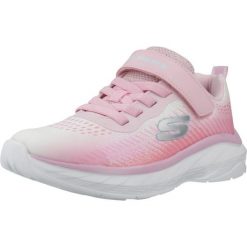 Buty SKECHERS BOUNDLESS COLOR BLITZ Rose. Czerwone buty trekkingowe Skechers, z syntetyku, bez zapięcia. Za 195.99 zł.
