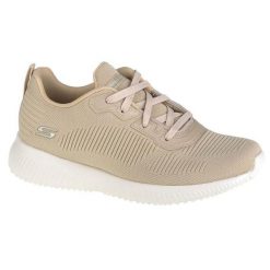 Buty damskie SKECHERS Bobs Sport Squad Tough Talk. Brązowe buty treningowe Skechers, bez wzorów, bez zapięcia, trekkingowe, skechers sport. W wyprzedaży za 180.49 zł.