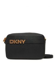 DKNY Torebka R51E1J31 Czarny. Czarne listonoszki DKNY, bez wzorów, ze skóry, bez dodatków. Za 609.99 zł.