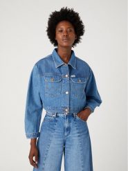 Wrangler Kurtka jeansowa Cowboy W4Z3DE35N 112332077 Niebieski Relaxed Fit. Niebieskie kurtki Wrangler, xl, bez wzorów, z bawełny, bez kaptura. Za 319.99 zł.