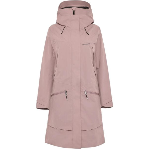 Parka dla kobiet Didriksons Ilma 8. Czerwone płaszcze Didriksons, s, bez wzorów, eleganckie, bez kaptura. Za 807.50 zł.