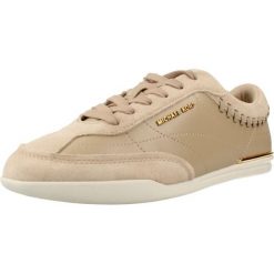Buty MICHAEL KORS NOLAN LACE UP Beżowy. Brązowe buty trekkingowe Michael Kors Access, z tkaniny, bez zapięcia. Za 670.99 zł.