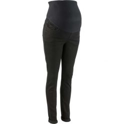 Dżinsy ciążowe SKINNY, super-stretch bonprix czarny. Jeansy marki bonprix. Za 109.99 zł.