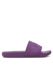 Fila Klapki Morro Bay Mld Slipper Wmn FFW0410 Fioletowy. Fioletowe klapki Fila, bez wzorów, z gumy, sportowe, bez obcasa, bez zapięcia. Za 119.99 zł.